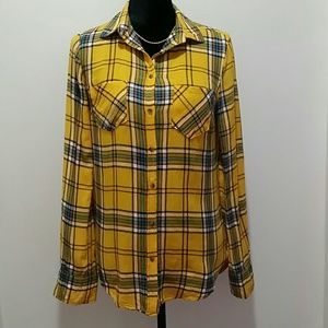 Women's Plaid XS Long-sleeved Shirt